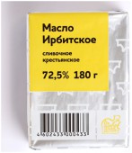 Масло Ирбитское Крестьянское слив.в/с 72,5% 180г