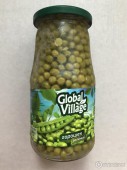 Горошек Global Village Selection зелёный молодой горошек 520г