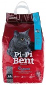 Наполнитель Pi-Pi-Bent комкующийся для туалета кошек классик 10кг